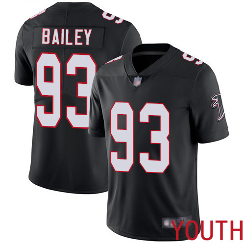 Atlanta Falcons Limited Black Youth Allen Bailey Alternate Jersey NFL Football #93 Vapor Untouchable